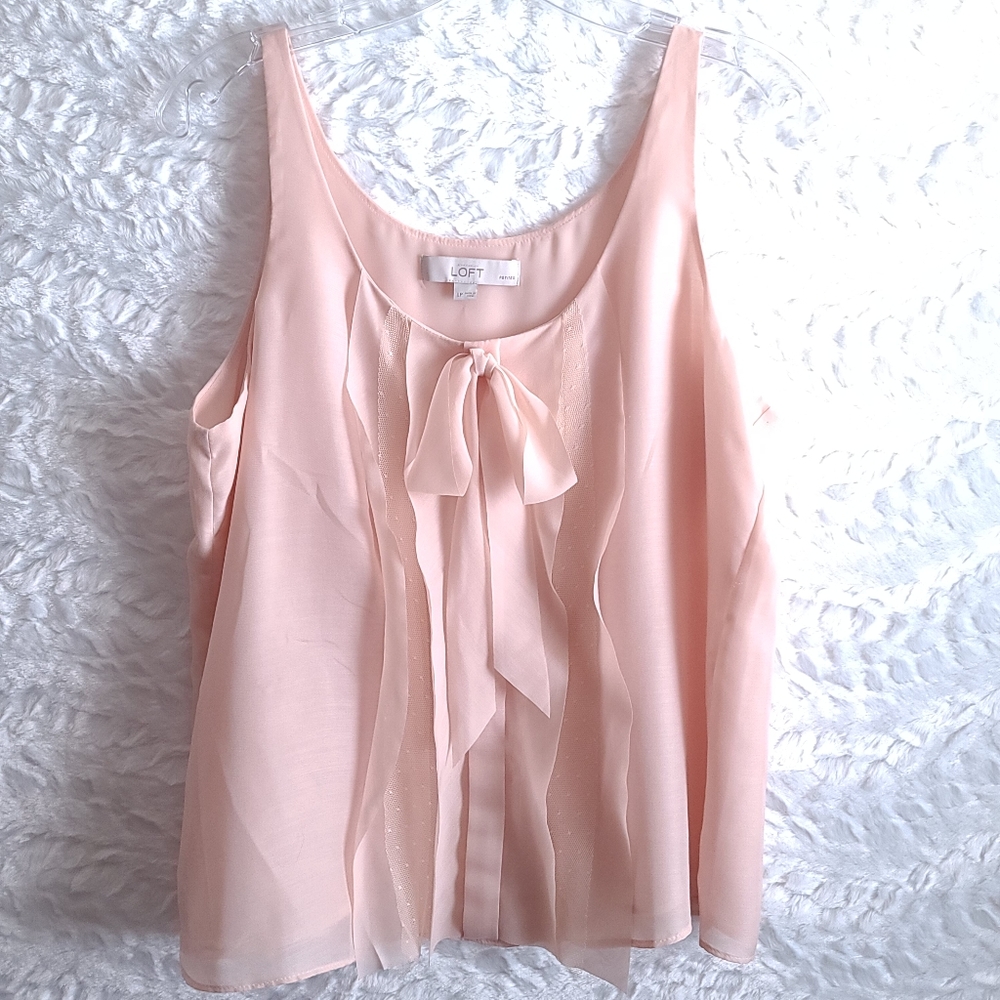 Loft Tank Top Pink Size LP